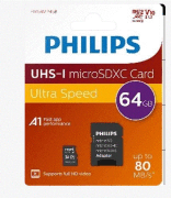 PHILIPS FM64MP45B Class10 64GB MicroSD Kart Bellek