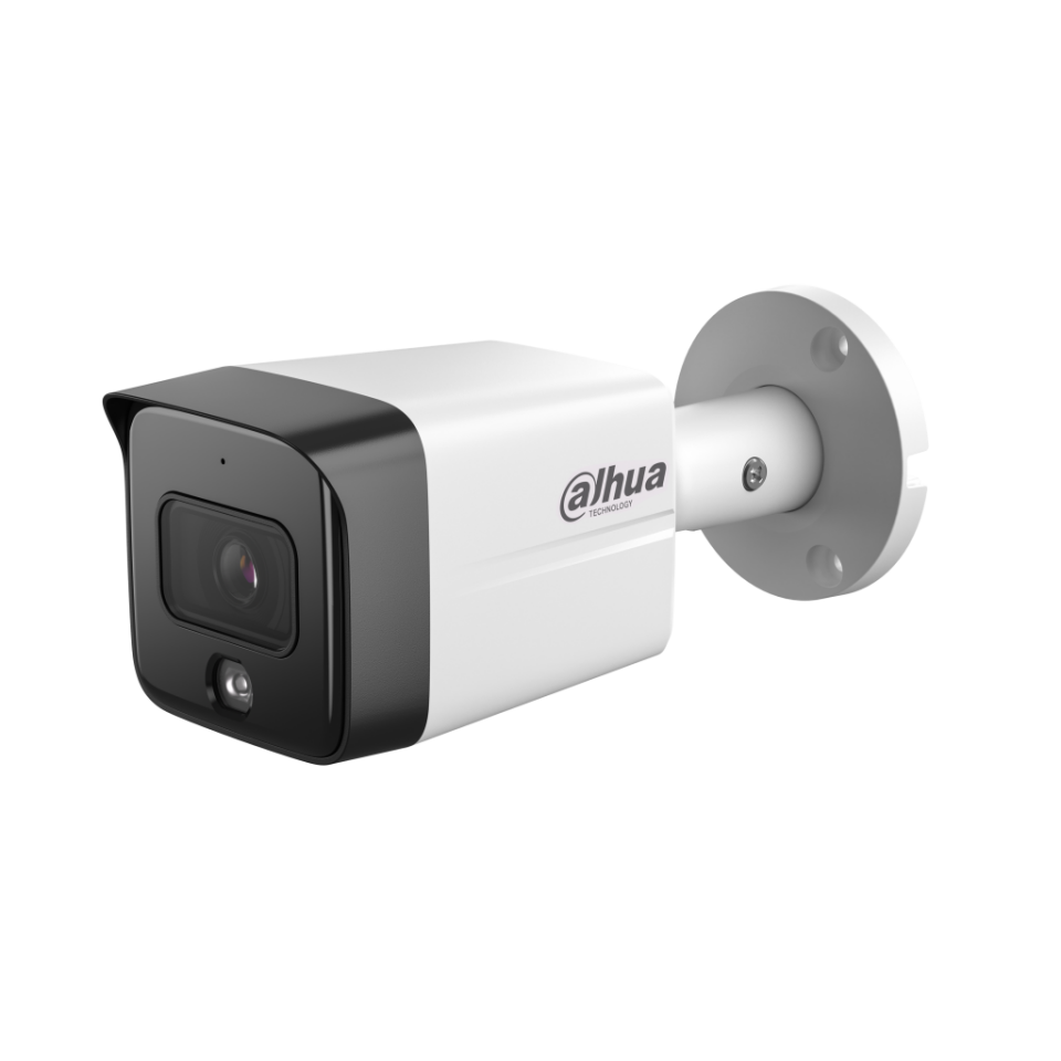 DAHUA IPC-HFW1431TC1-SA, 4Mpix, 3,6mm Lens,  SD Kart, Starlight, H265+, Dahili Mikrofon, 30Mt Gece Görüşü, IP67, PoE Bullet IP Kamera