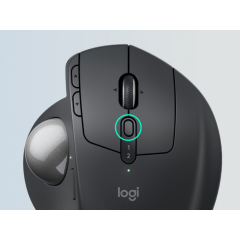 LOGITECH 910-007260, MX ERGO S Trackball Siyah,  Bluetooth, 2048dpi, Optik, 8 Tuşlu, Kablosuz, Mouse