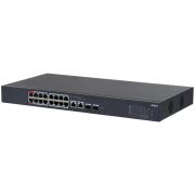 DAHUA CS4218-16ET-135, 16Port, Megabit, PoE 135W, 2 Port SFP Gigabit Combo, Cloud Yönetilebilir, Switch