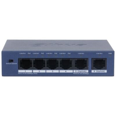 DAHUA S3006-4ET-60 4FEX2XGE 60W YÖNETİLEMEZ POE SWITCH