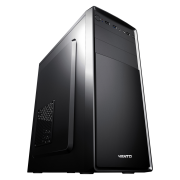 VENTO VS121S Mid Tower, 300W Siyah, ATX Kurumsal KASA