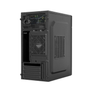 FRISBY FC-2715B, 1x80mm Fan, Siyah, 300W, USB 2.0, mATX, Mini Tower Kurumsal KASA