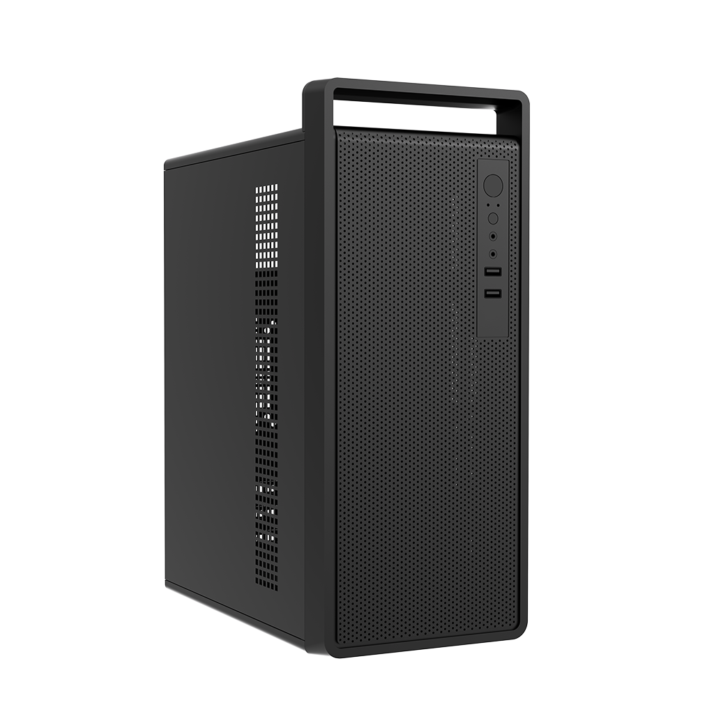 FRISBY FC-2740B, 1x80mm Fan, Siyah, 300W, USB 2.0, mATX, Mini Tower, Kulplu Kurumsal KASA