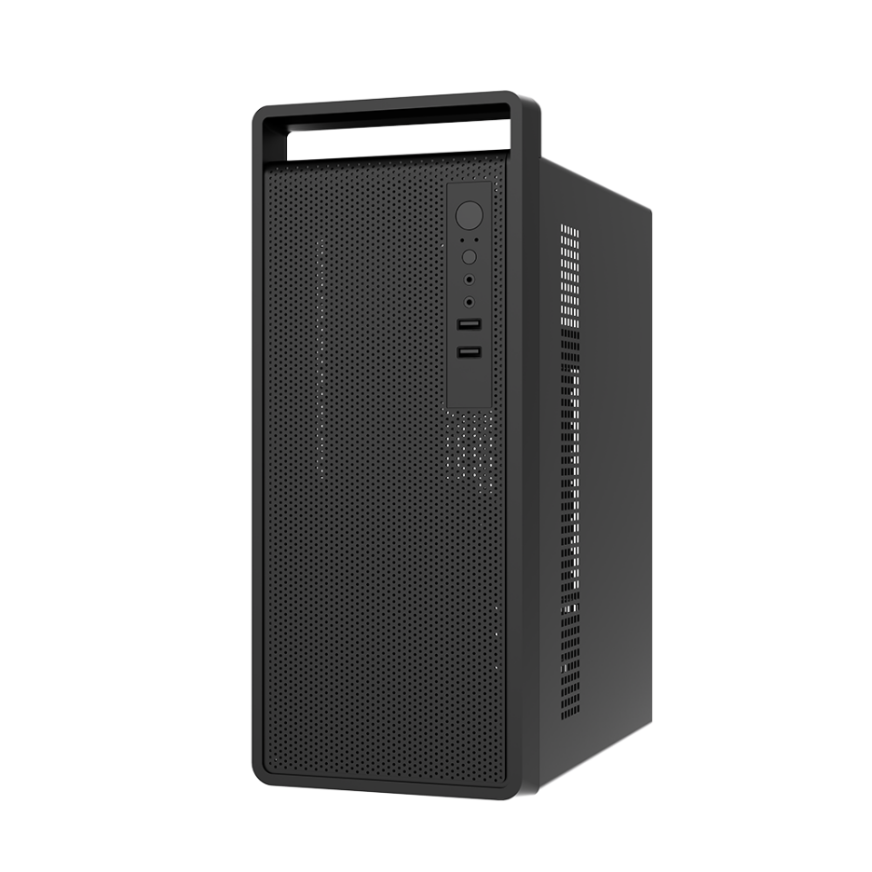 FRISBY FC-2740B, 1x80mm Fan, Siyah, 300W, USB 2.0, mATX, Mini Tower, Kulplu Kurumsal KASA