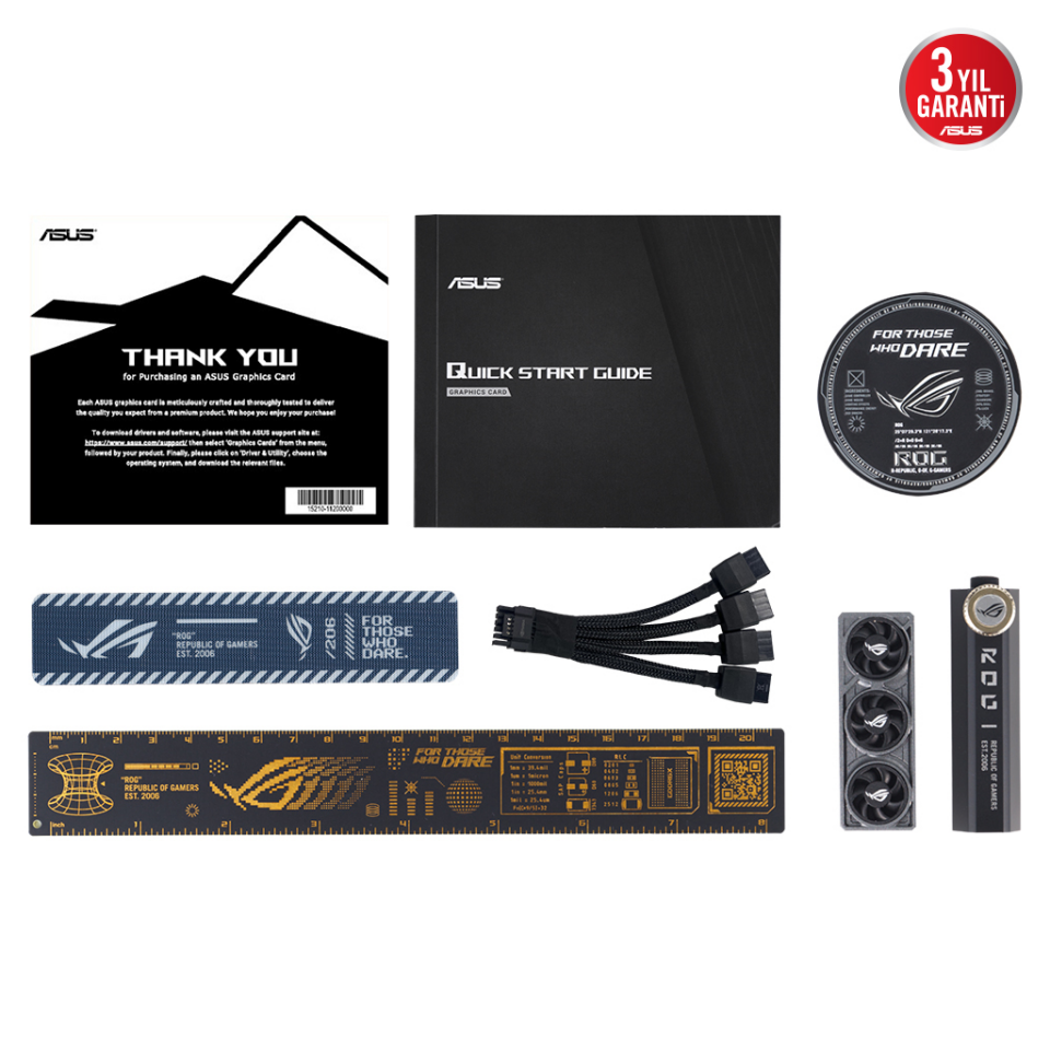 ASUS ROG-ASTRAL-RTX5090-O32G-GAMING, 32Gb, 512Bit, GDDR7, 2xHDMI, 3xDP GAMING Ekran Kartı