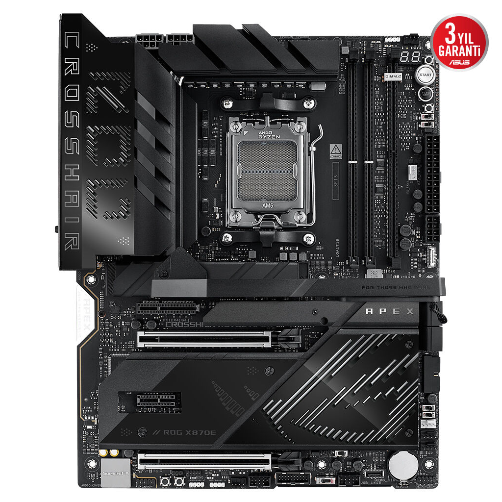 ASUS ROG CROSSHAIR X870E APEX, 2xDDR5, 5xM.2, 2xDP, Type-C, PCIe 5.0 ...