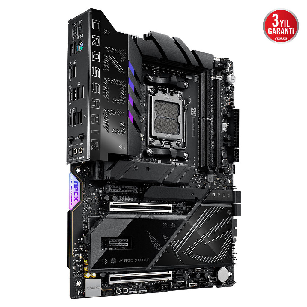 ASUS ROG CROSSHAIR X870E APEX, 2xDDR5, 5xM.2, 2xDP, Type-C, PCIe 5.0 ...
