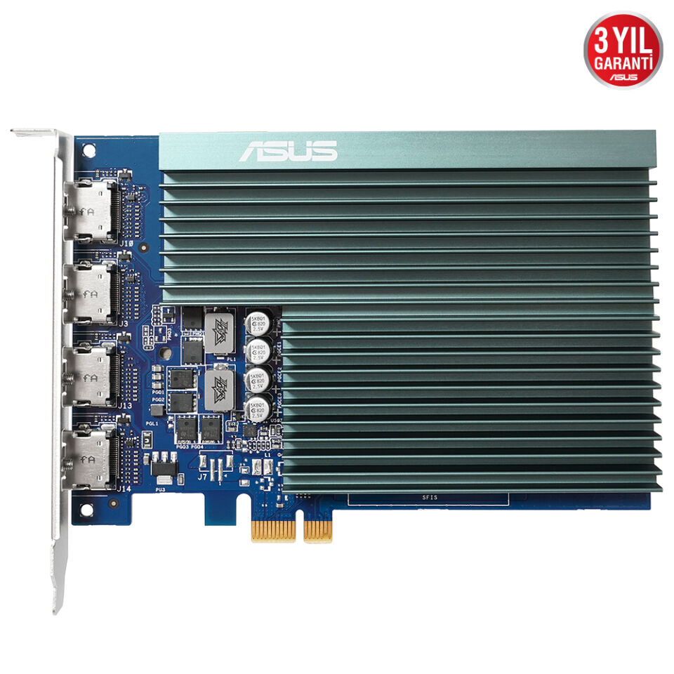 ASUS GT730-4H-SL-2GD5 2GB Geforce GT730 DDR5 64bit 4xHDMI PCIe Ekran Kartı