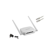 EVEREST EWR-301, 4Port, 300Mbps, 2.4Ghz Wifi, Masaüstü, Megabit, Repeater, Router, Access Point