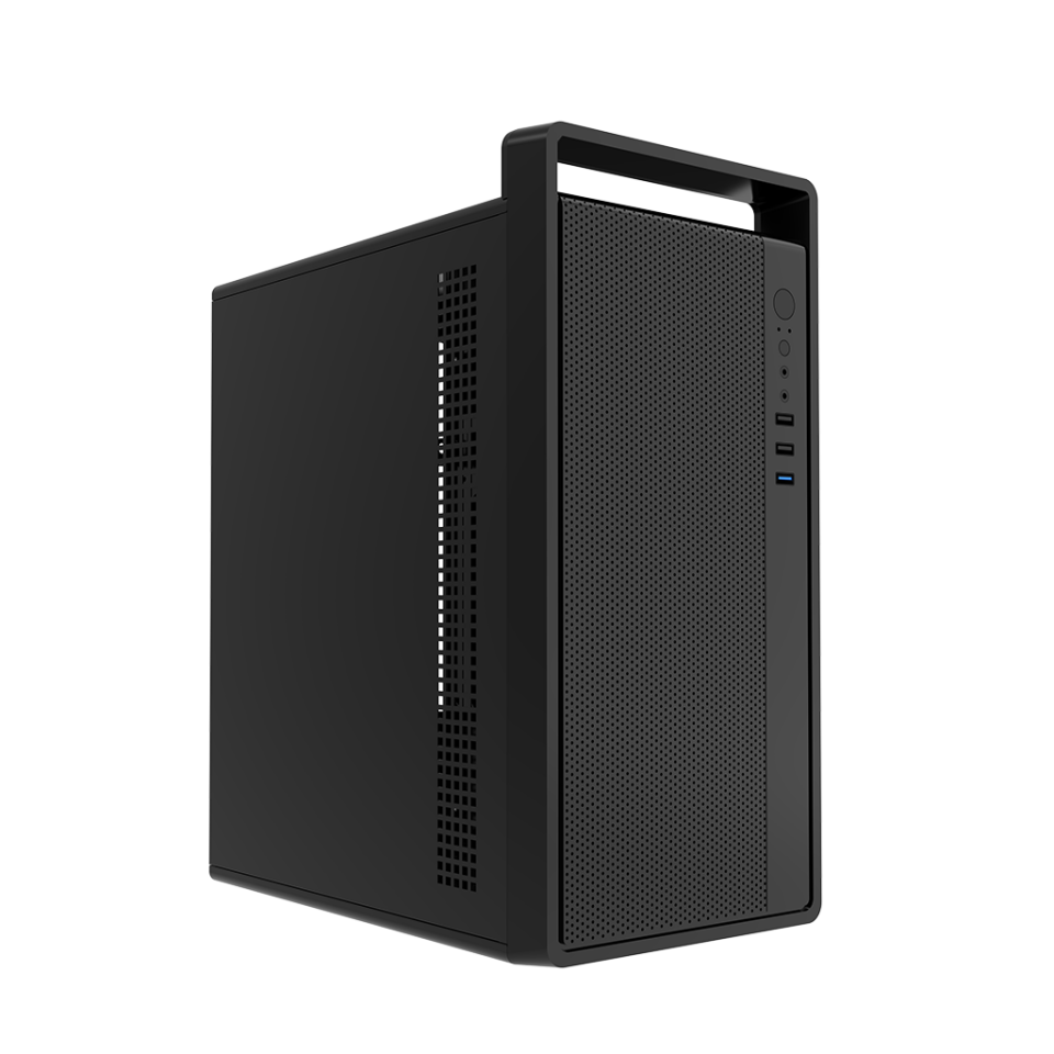 FRISBY FC-2745B, 1x120mm Fan, Siyah, 550W, USB 3.0, mATX, Mini Tower, Kulplu Kurumsal KASA