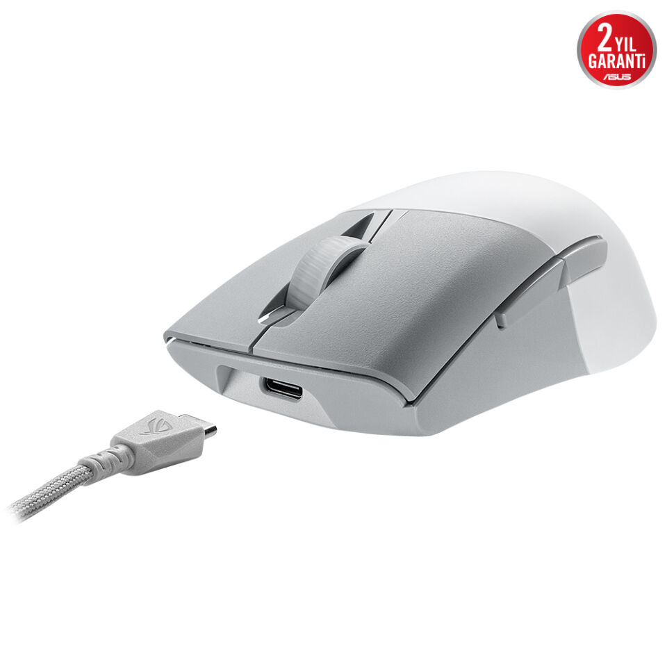 ASUS P709 ROG KERIS WL AIMPOINT/WHT 36000DPI AURA SYNC RGB KABLOSUZ GAMING MOUSE