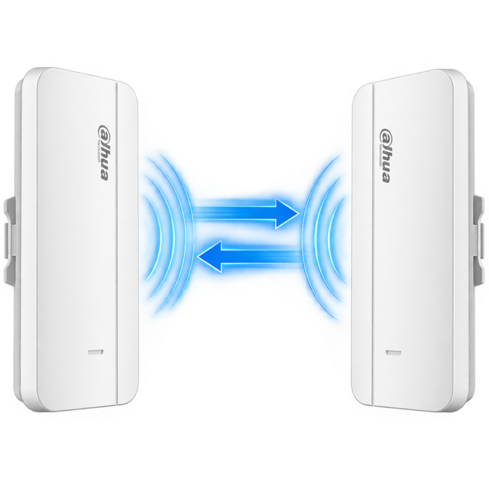 DAHUA WB2-60N-I-V2, 2Port, 300Mbps, 2.4Ghz, Dış Ortam, Noktadan Noktaya PTP, Acces Point, Kutu İçeriği 2 Adet, (500m)