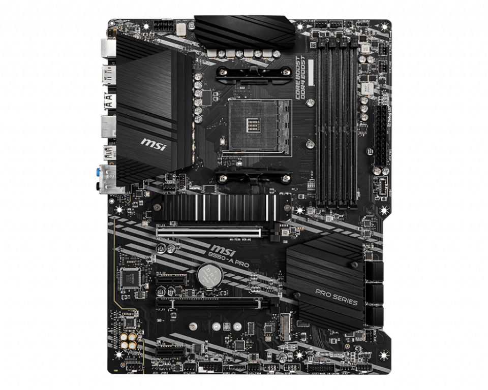 MSI B550-A PRO DDR4 3200MHZ 1XHDMI 1XDP 2XM.2 USB 3.2 ATX AM4 (AMD 5000/4000G/3000 SERİLERİ İLE UYUMLU)