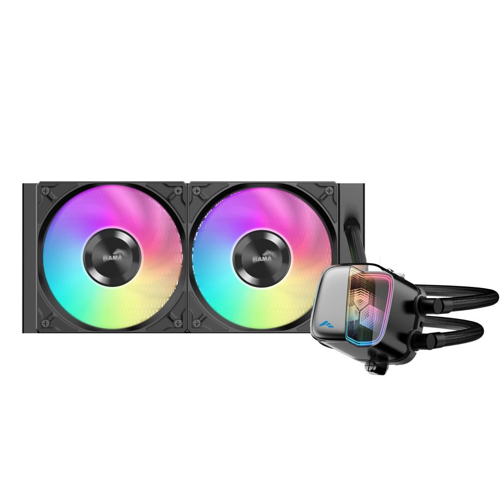 SAMA L70-240BK, Black, 240mm, 2x120mm ARGB Fan, CPU Sıvı Soğutma