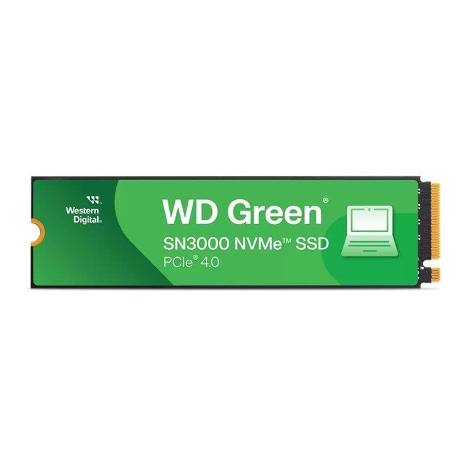 WD GREEN SN3000 1TB 5000/4200MB/s PCIe 4.0 NVME SSD WDS100T4G0E