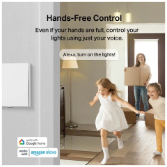 TP-LINK Tapo S210 Wi-Fi Akıllı Işık Anahtarı (1 Düğme - 1 Yol)