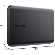 TOSHIBA CANVİO BASİC 2TB USB3.2 2.5'' HARICI HDD HDTB520EK3AA
