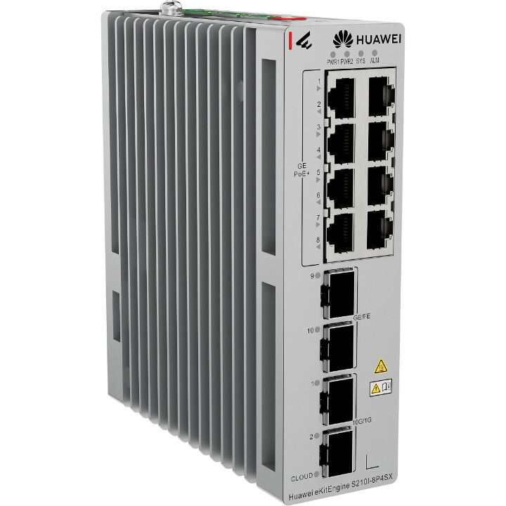 HUAWEI eKIT S210I-8T4SX 8 PORT 10/100/1000 2 X 2.5GE SFP + 2 X 10G SFP+ L2 CLOUDE YÖNETİLEBİLİR ENDUSTRİYEL SWITCH
