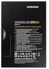 500GB SAMSUNG 870 560/530MB/s EVO MZ-77E500BW SSD (Resmi Distribütör Garantili)
