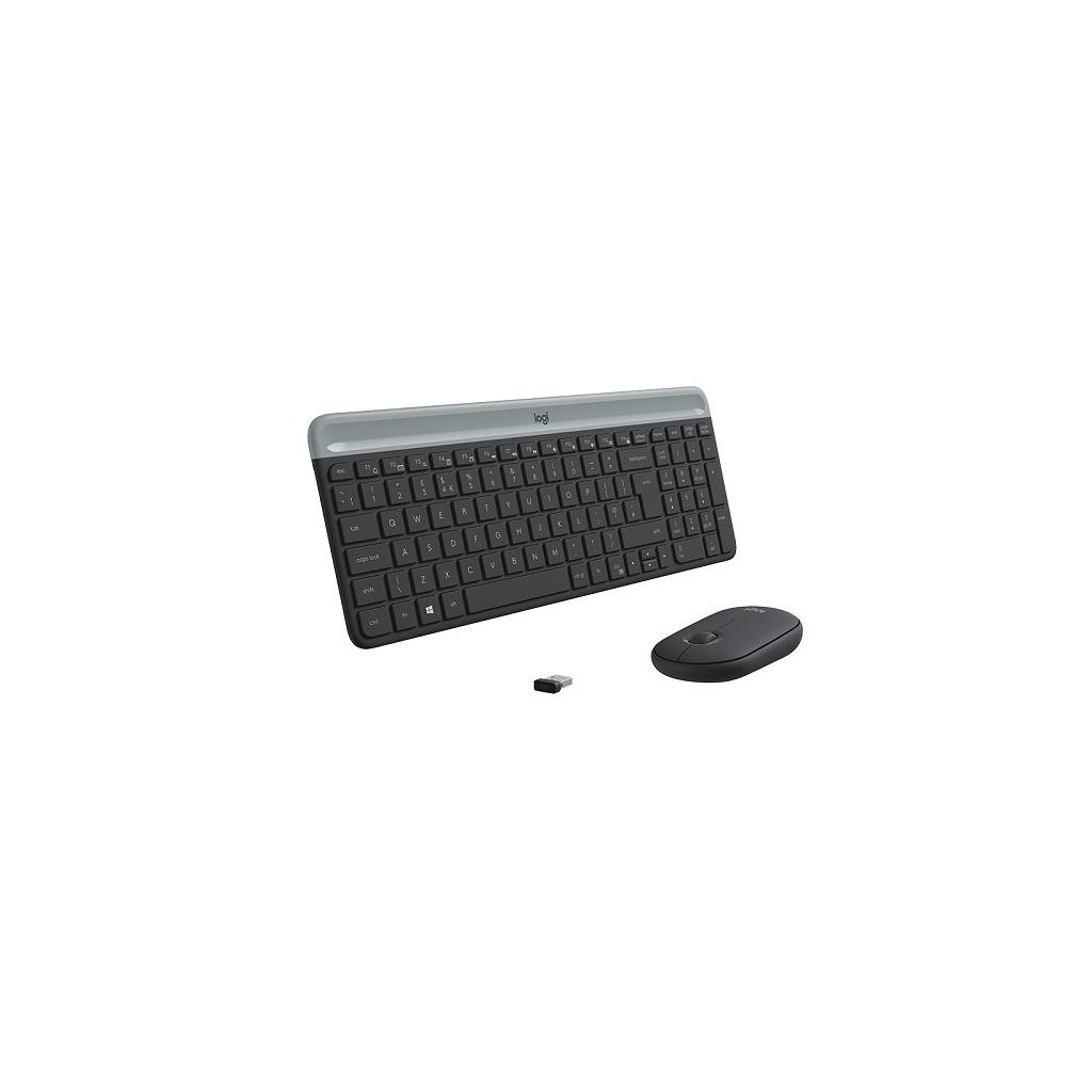 LOGITECH MK470 Siyah, 920-009435, Kablosuz, Türkçe Q, Klavye Mouse Set