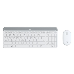 LOGITECH MK470 Beyaz, 920-009436, Kablosuz, Türkçe Q, Klavye Mouse Set