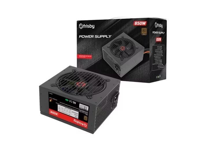 FRISBY FR-PS8580P 850W 80+ Bronze Siyah 12cm Fanlı Power Supply