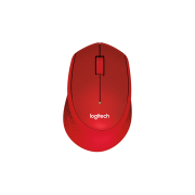 LOGITECH 910-004911, M330 Kırmızı, USB Nano 2,4G Kablosuz, 1000dpi, Optik, 3 Tuşlu, 24ay Pil Ömrü, Sessiz Mouse