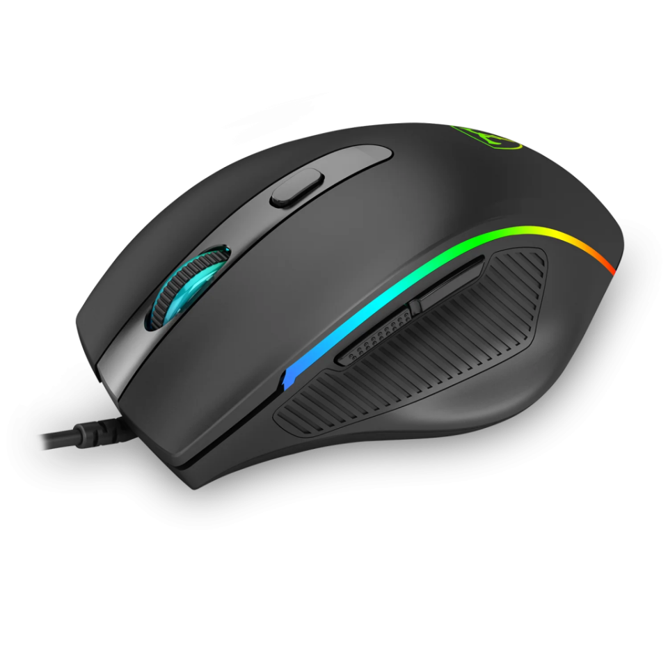 T-DAGGER T-TGM108, Recruit 2, RGB Backlight, 6 Buton, USB Kablolu, 3200DPI, Gaming Mouse