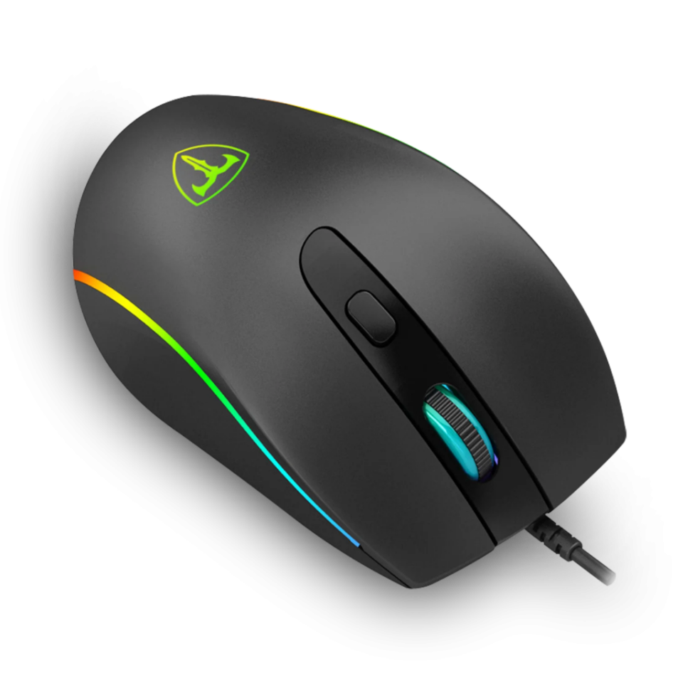 T-DAGGER T-TGM108, Recruit 2, RGB Backlight, 6 Buton, USB Kablolu, 3200DPI, Gaming Mouse