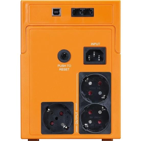 MAKELSAN LION 1200 VA (2x12V 7AH Akü) Line Interactive 5/10 dk UPS