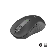 LOGITECH 910-006236, M650L Signature, Siyah, Sağ El, USB Nano 2,4G Kablosuz,4000dpi, Optik, 5 Tuşlu, 24ay Pil Ömrü, Sessiz Mouse