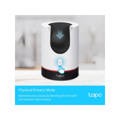 TP-LINK Tapo C225, 4,0Mpix, İç ve Dış Mekan, WiFi,  9Mt. Gece Görüşü, 360 Dönüş, Dikey ve Yatay Hareket, İki Yönlü Ses Güvenlik Yapay Zeka Destekli Kamera