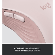 LOGITECH 910-006254, M650 Signature, Rose, Sağ El, USB Nano 2,4G Kablosuz, 4000dpi, Optik, 5 Tuşlu, 24ay Pil Ömrü, Sessiz Mouse