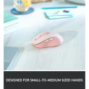 LOGITECH 910-006254, M650 Signature, Rose, Sağ El, USB Nano 2,4G Kablosuz, 4000dpi, Optik, 5 Tuşlu, 24ay Pil Ömrü, Sessiz Mouse