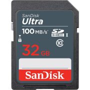 32GB SANDISK ULTRA SDHC 100MB/S SDSDUNR-032G-GN3IN