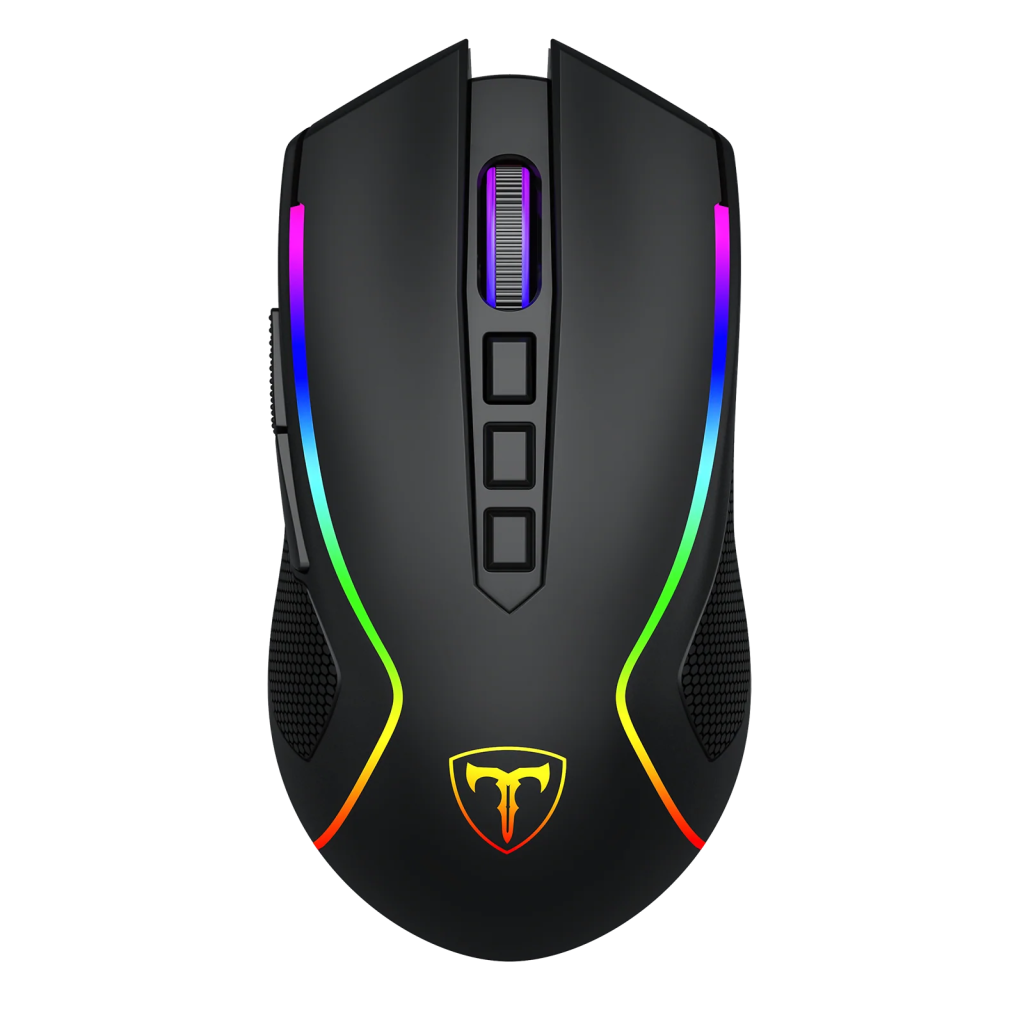 T-DAGGER T-TGM209-WL, Darkangel Wireless, Programlanabilir RGB Backlight, 8 Buton, USB Kablolu, WiFi 2.4Ghz, Bluetooth, 12.80DPI, Gaming Mouse