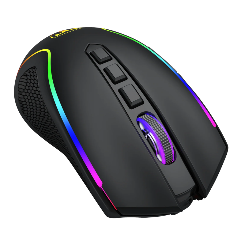 T-DAGGER T-TGM209-WL, Darkangel Wireless, Programlanabilir RGB Backlight, 8 Buton, USB Kablolu, WiFi 2.4Ghz, Bluetooth, 12.80DPI, Gaming Mouse