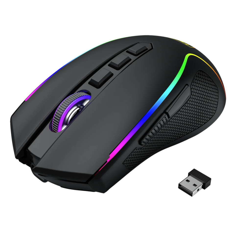 T-DAGGER T-TGM209-WL, Darkangel Wireless, Programlanabilir RGB Backlight, 8 Buton, USB Kablolu, WiFi 2.4Ghz, Bluetooth, 12.80DPI, Gaming Mouse
