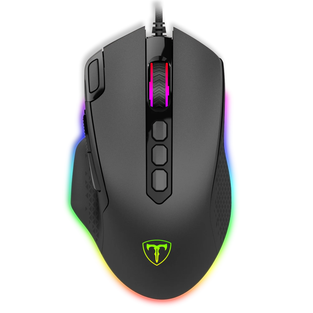 T-DAGGER T-TGM305-A, Bettle Air, RGB Backlight, 10 Programlanabilir Buton, USB Kablolu, 8.00DPI, Gaming Mouse