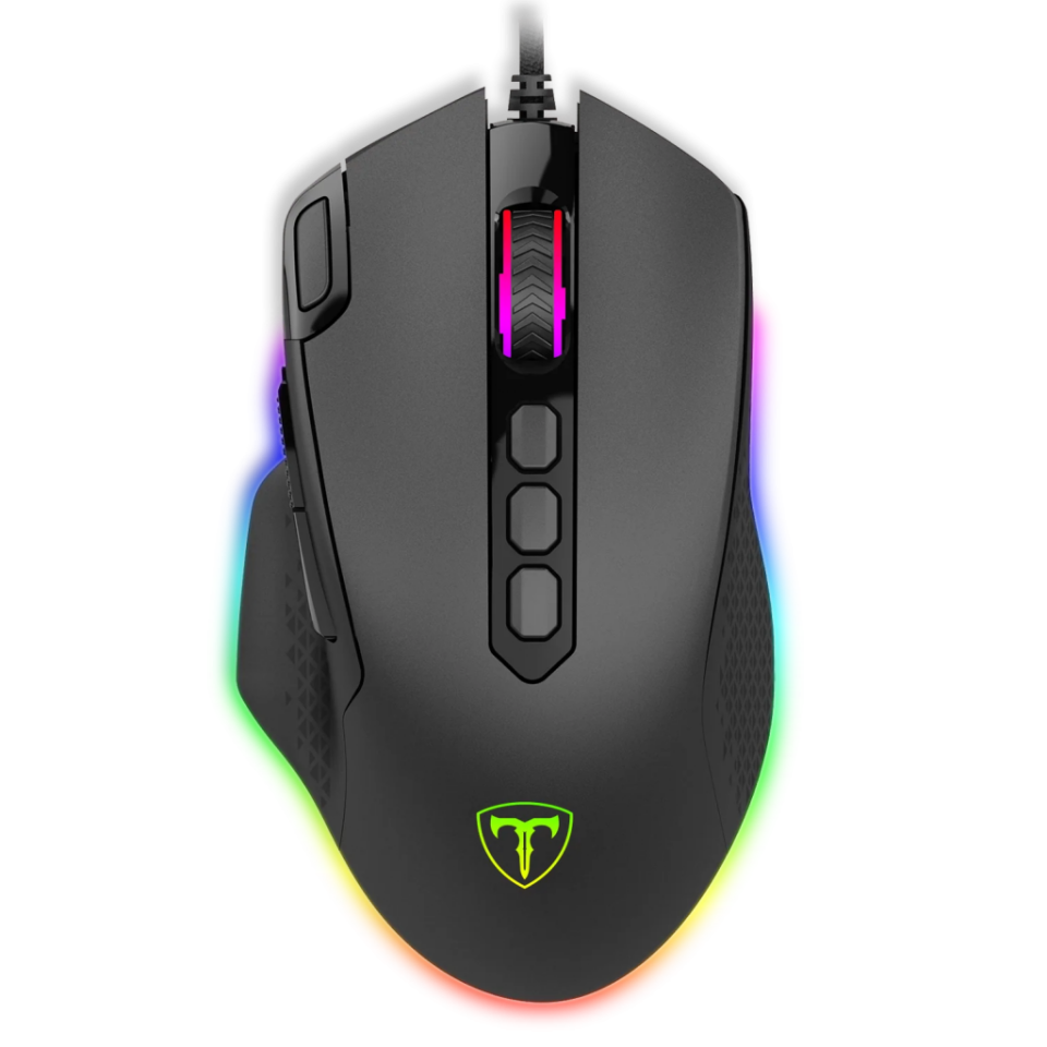 T-DAGGER T-TGM305-A, Bettle Air, RGB Backlight, 10 Programlanabilir Buton, USB Kablolu, 8.00DPI, Gaming Mouse