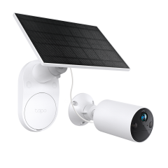 TP-LINK Tapo C410 KIT, 3,0Mpix, Dış Mekan, IP65, WiFi, 9Mt. Renkli Gece Görüşü, İki Yönlü Ses, Güneş Enerjili Güvenlik Kamerası Kiti