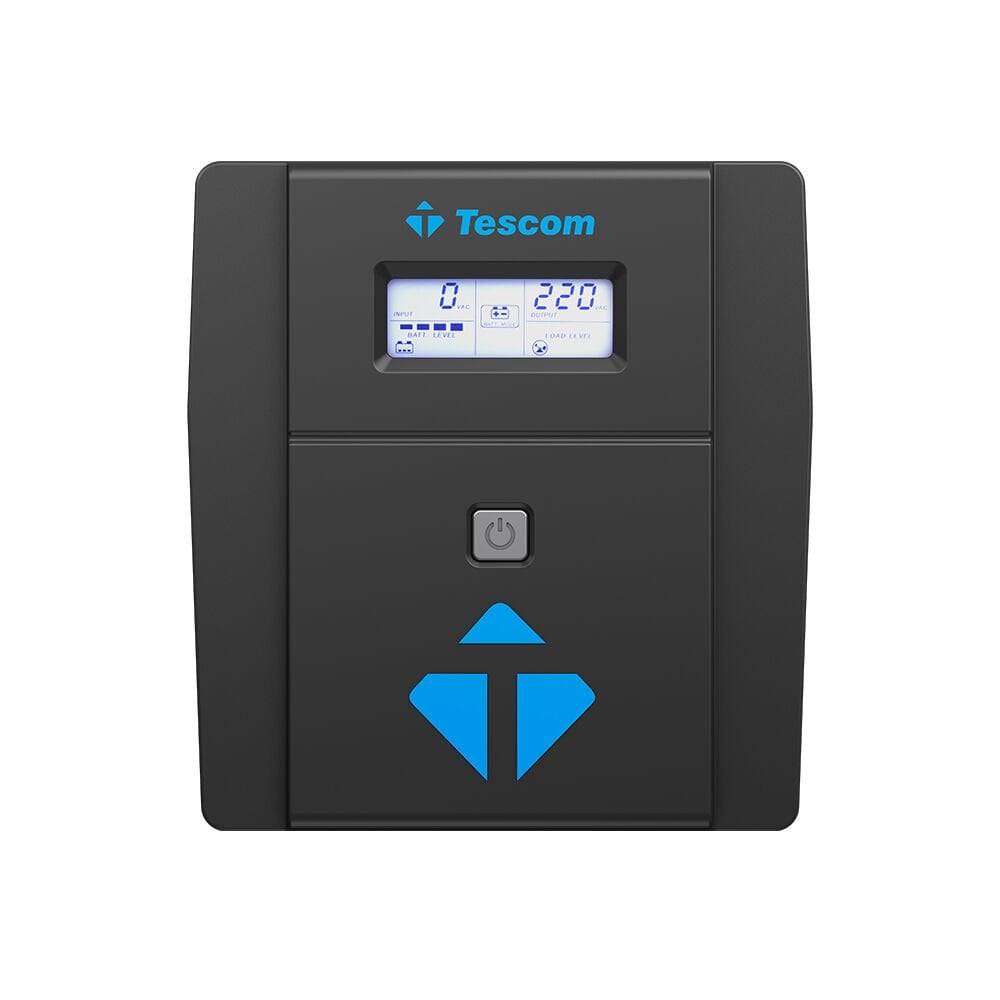 TESCOM LEO 1000VA (2x12V 7AH Akü) Line Interactive 5/10 dk UPS