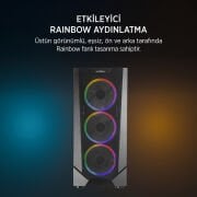 JAMES DONKEY HELIX H800 4XRBW ATX 550W GAMING KASA