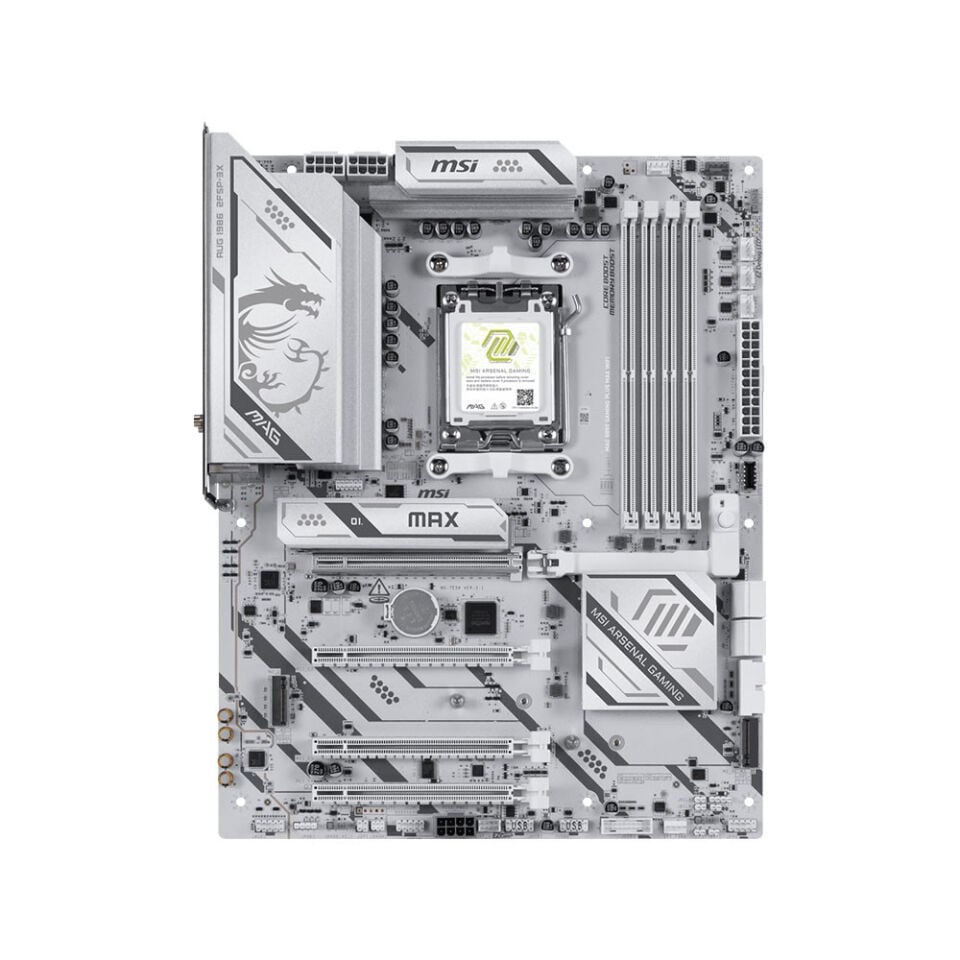 MSI MAG B850 GAMING PLUS MAX WIFI7 AM5 DDR5 8200+(OC)MHz