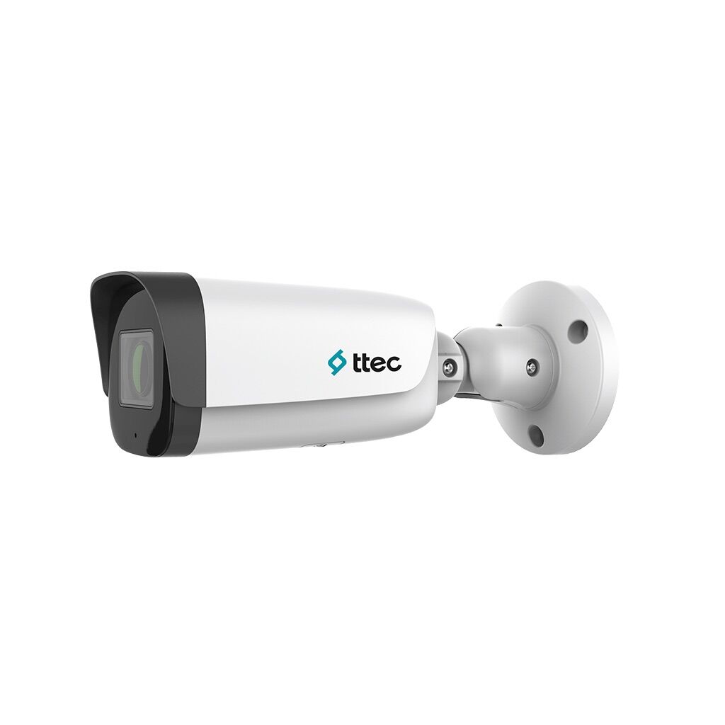 TTEC IPBP-4380L-WMSZ 4MP 2.8-12MM MOTORIZE 80MT DAHİLİ SES H265+ IP67 SMART LED BULLET IP KAMERA