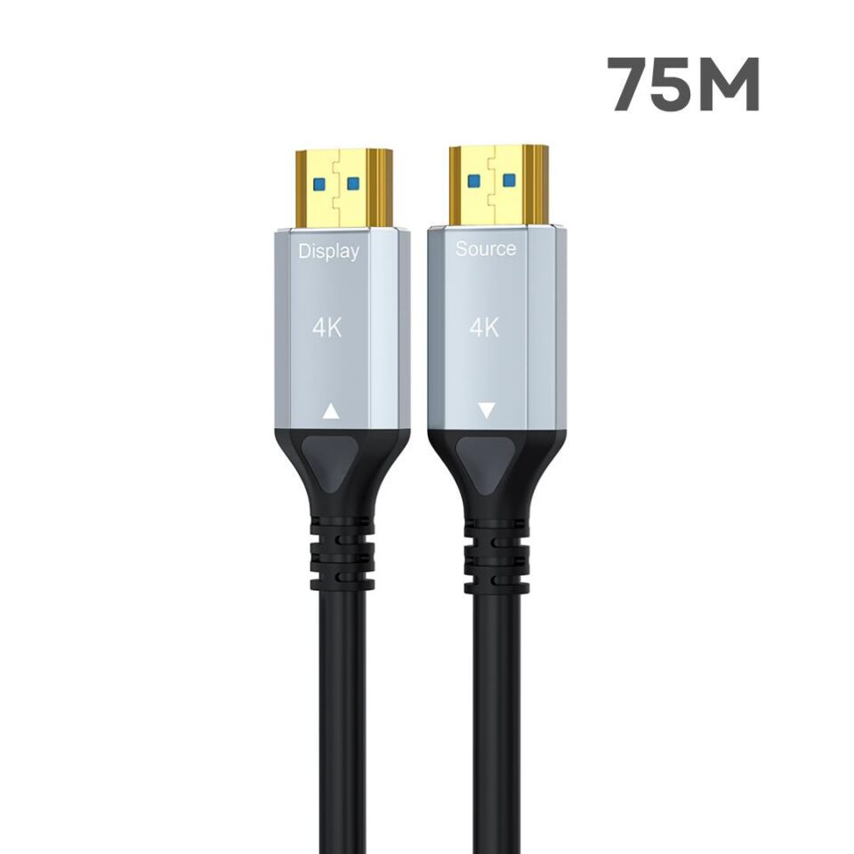 S-LİNE FK0575-4K-OPT 75MT 2.0V 4K FİBER OPTİK HDMI KABLO