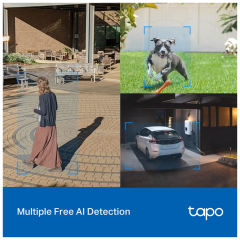 TP-LINK Tapo C520WS, 2K QHD, Yatay Dikey Dış Mekan IP66, WiFi, Renkli Gece Görüşü, İki Yönlü Ses Güvenlik Kamerası