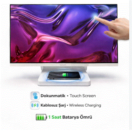 SUNCOM Touch SCA-132TV2 i7-13650H 32GB 1TB O/B Dokunmatik 27'' Beyaz DOS All in One PC Bataryalı
