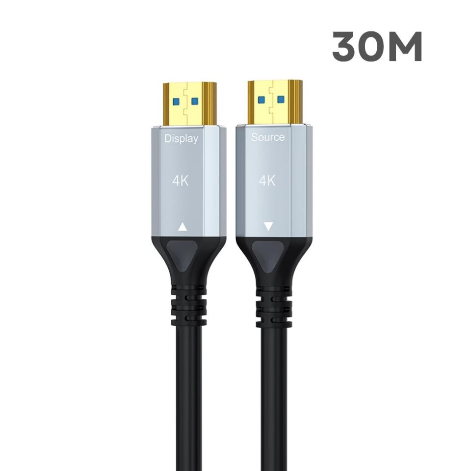 S-LİNE FK0530-4K-OPT 30MT 2.0V 4K FİBER OPTİK HDMI KABLO